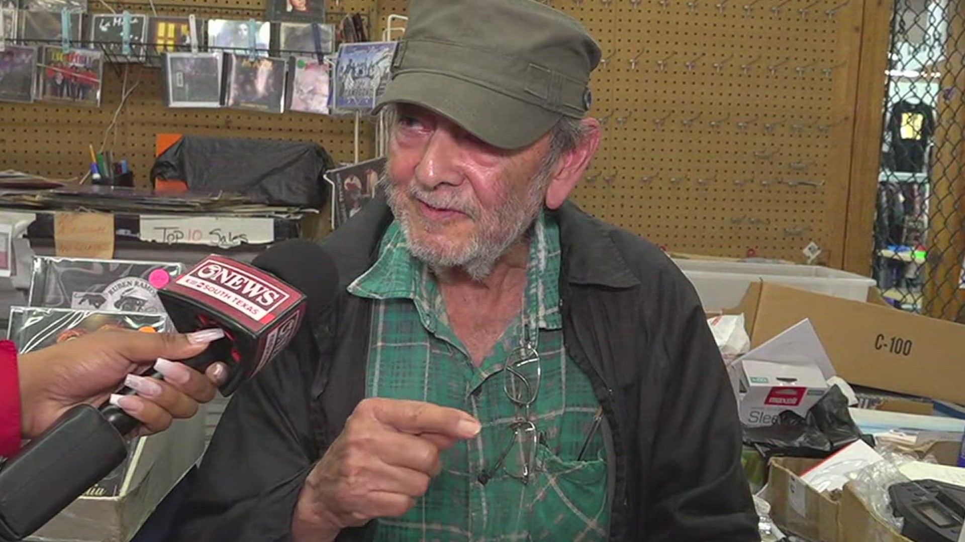 Mr. Tony has an impressive record collection. He's sold them at a booth at the Trade Center for about 20 years. You can find him there during their Christmas hours.