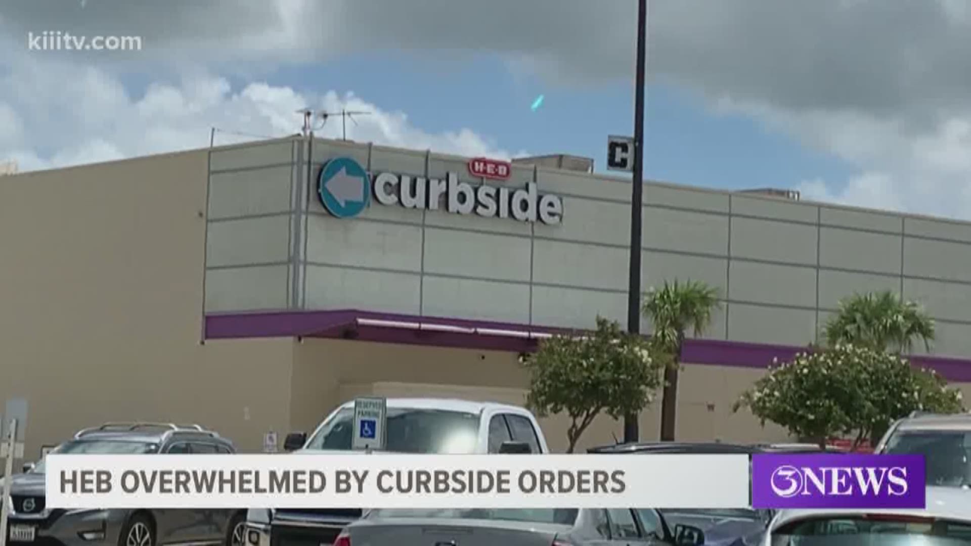 H-E-B told 3News in this statement “we are seeing a high demand in curbside and we are working diligently to support the customer's demand."