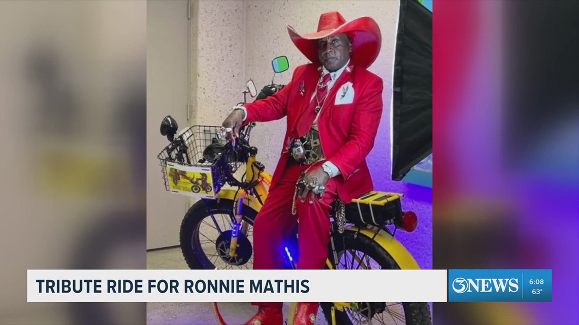 Coastal Bend bike community honors local icon 'Mr. Pointy Boots' with tribute ride