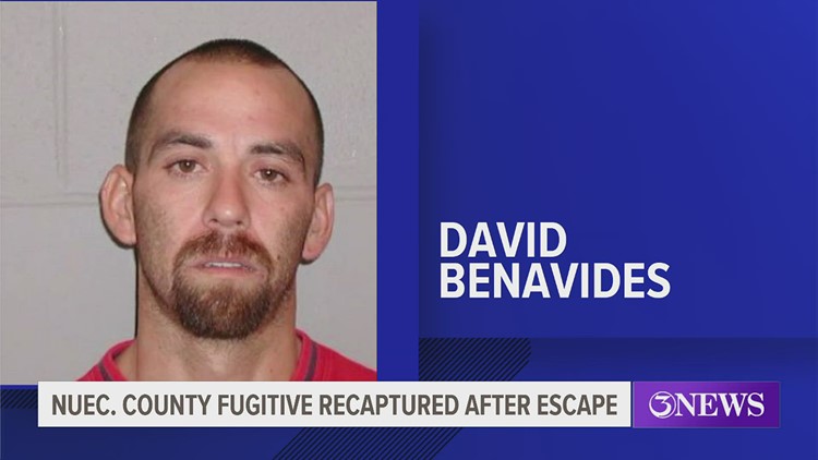 Nueces County fugitive recaptured Sunday after escaping from hospital