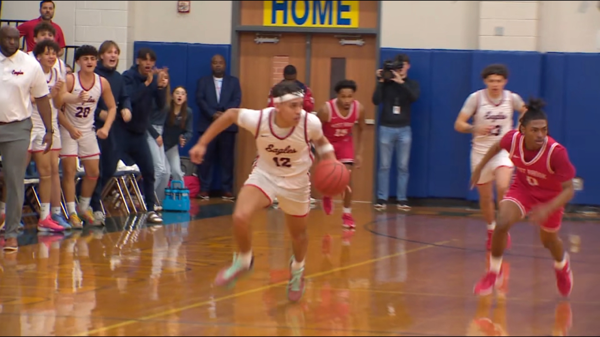 The Eagles fell behind early and couldn't rally despite knocking down more shots in the second half.