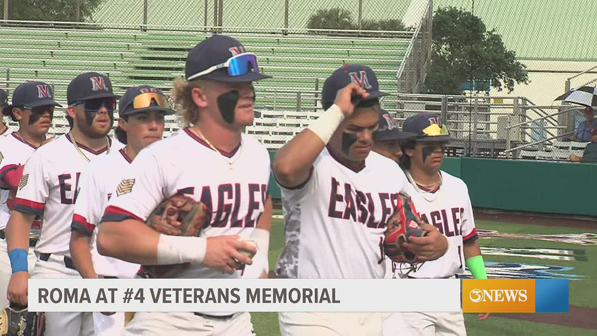 Veterans Memorial run rules Roma in G1. Taft rallies in final inning to eliminate Hebbronville in one-game playoff.