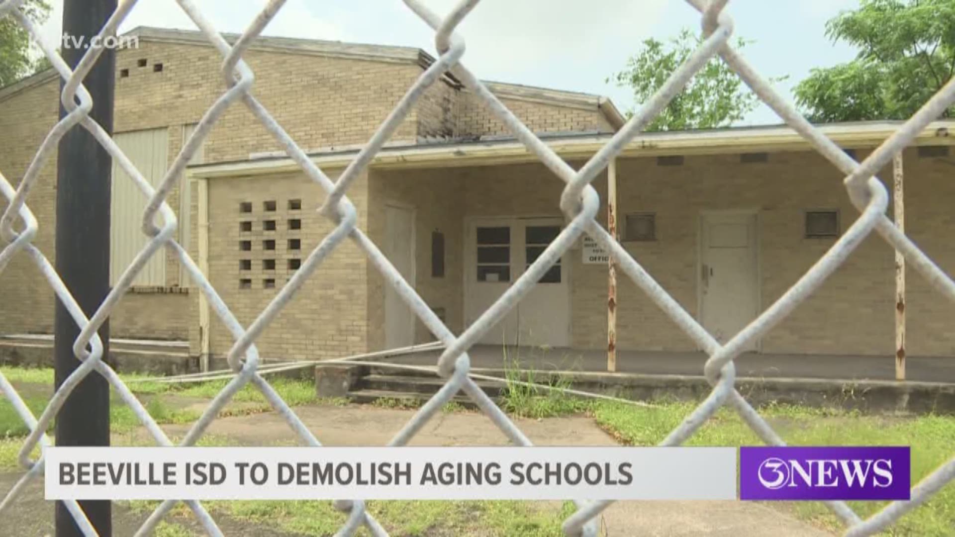 Beeville residents are saying goodbye to two aging schools that have been out of service for some time.