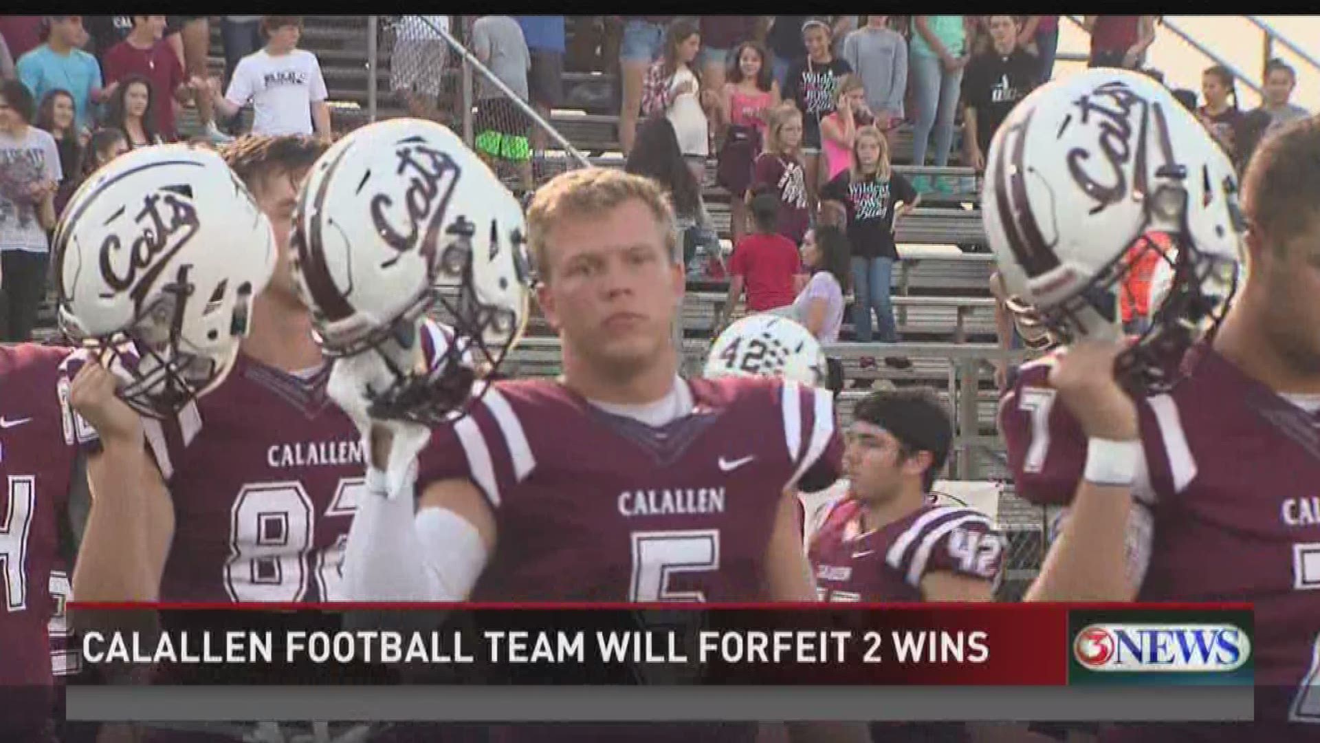 Calallen football team will forfeit wins vs. Carroll and King after using an ineligible player. 30-5A executive committee votes 6-4 against an eligibility waiver.