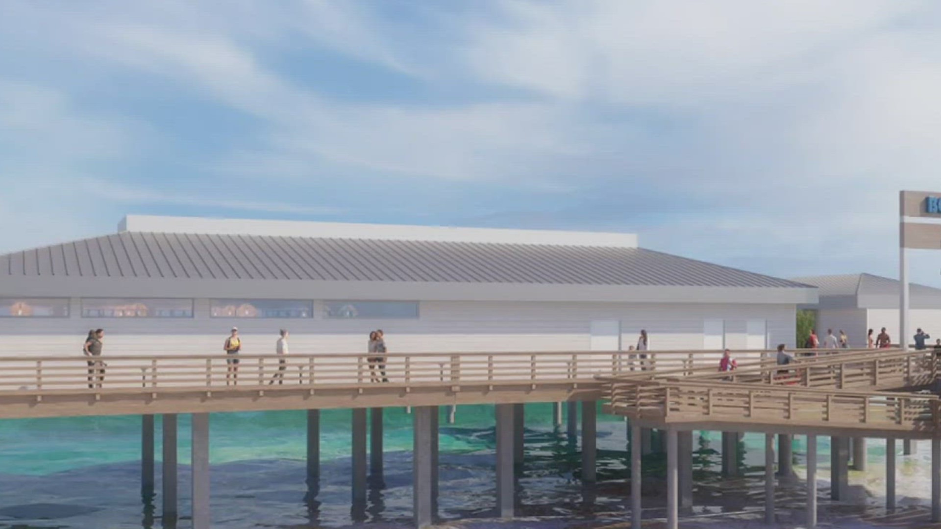 Another insurable idea would be to build restaurant space at the Briscoe King Pavillion just north of the pier.
