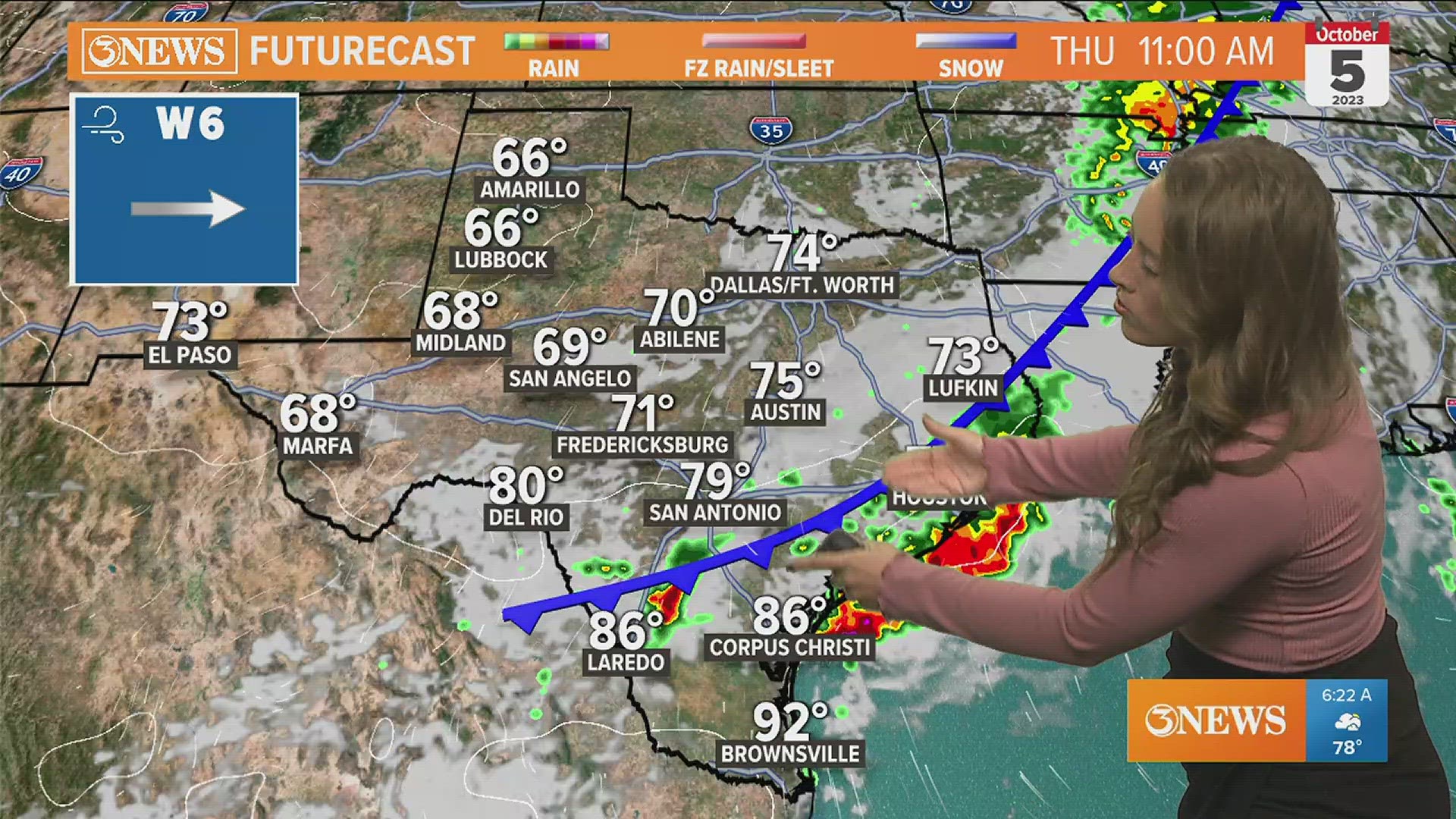 Hit & miss showers or storms will be in play through WED. A cold front moving through the region will deliver more rain THU/FRI & cooler temperatures this weekend.