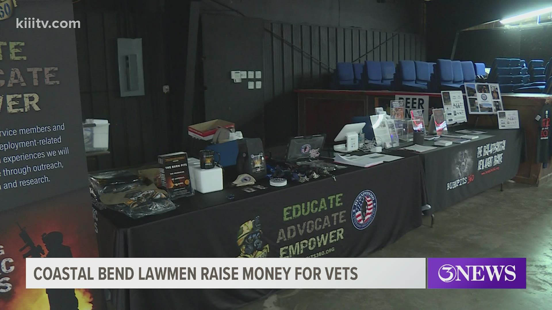 Mike Tamez with the Nueces County District Attorney’s Criminal Interdiction Unit hosted a fundraiser for the veteran organization 'Burn Pits 360.'