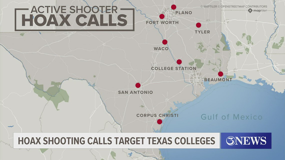 8 Texas colleges and universities receive hoax calls about active shooter Thursday morning