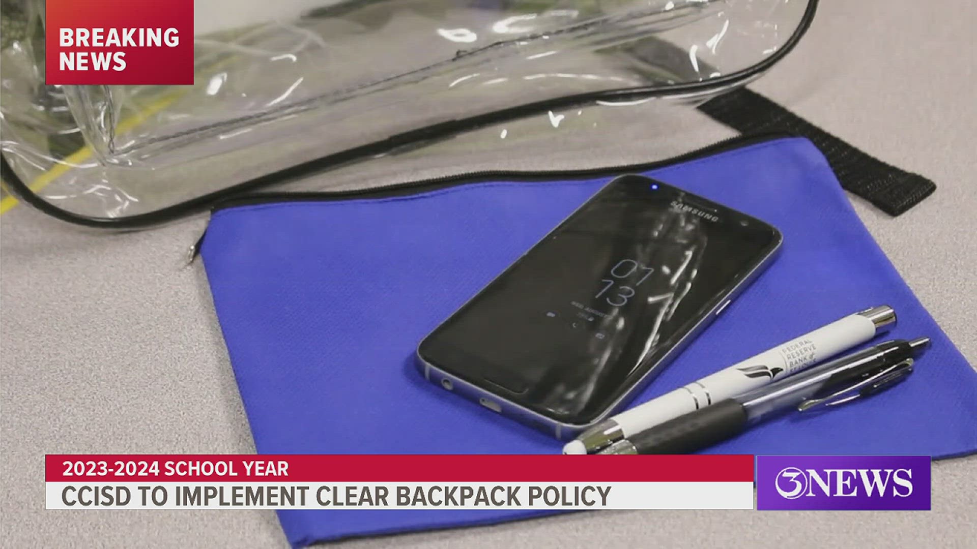 District officials said this is a way to prevent students from bringing weapons to campus, vape materials and things that should not be brought to school.