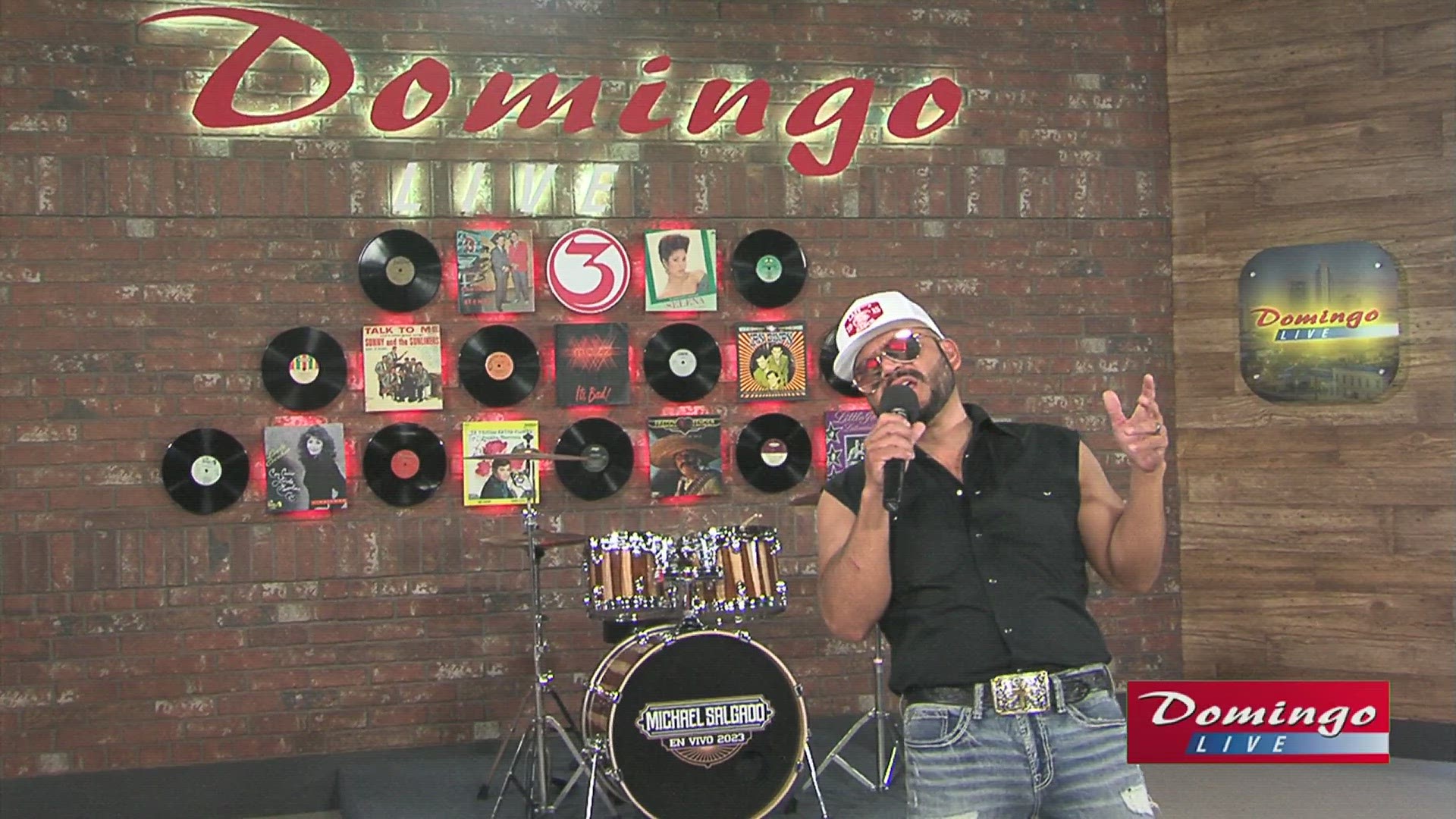 Michael Salgado joined us on Domingo Live to perform his song "She Thinks My Name is Whiskey."