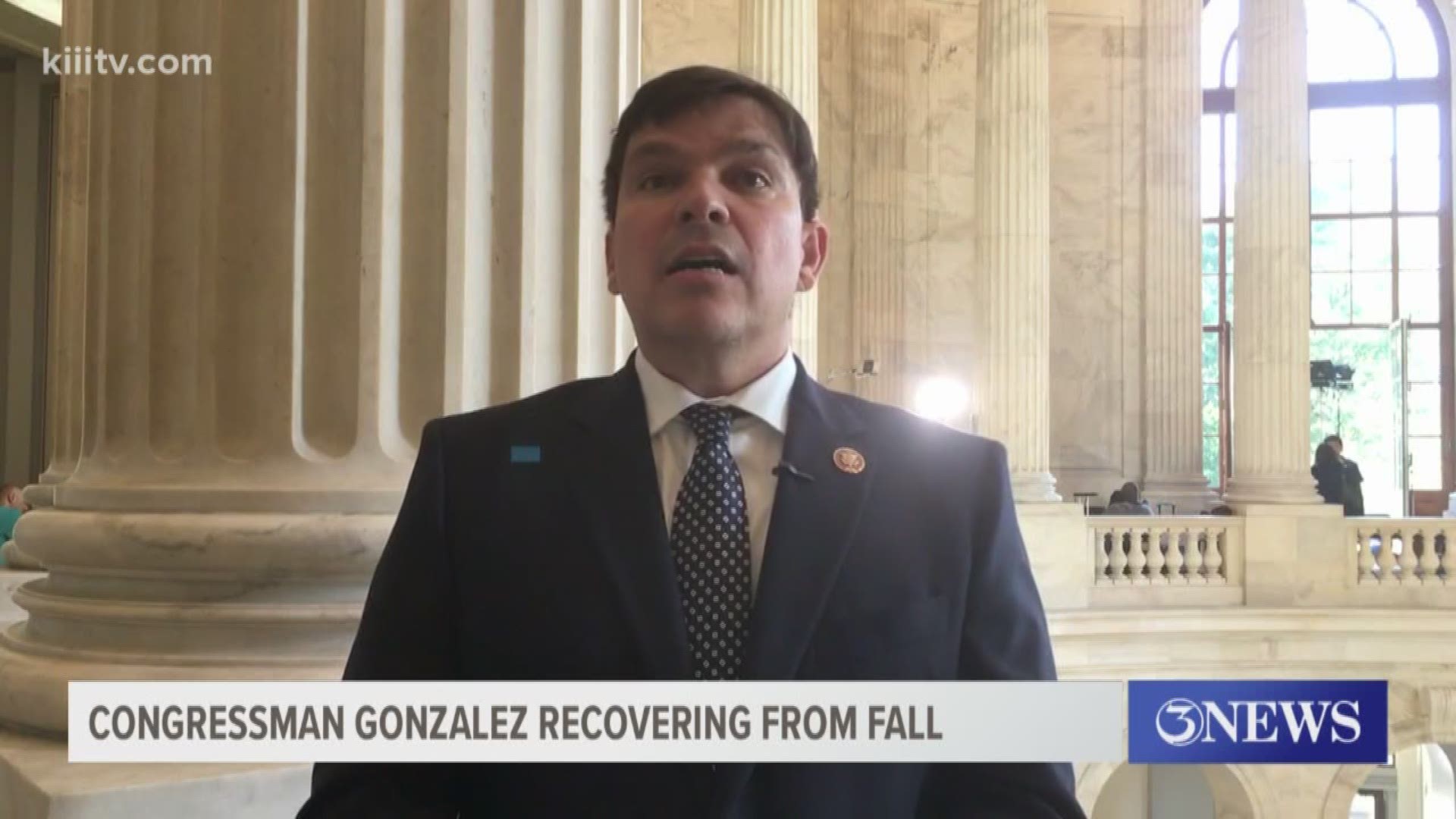 Congressman Gonzalez was put on bed rest for four to six weeks.