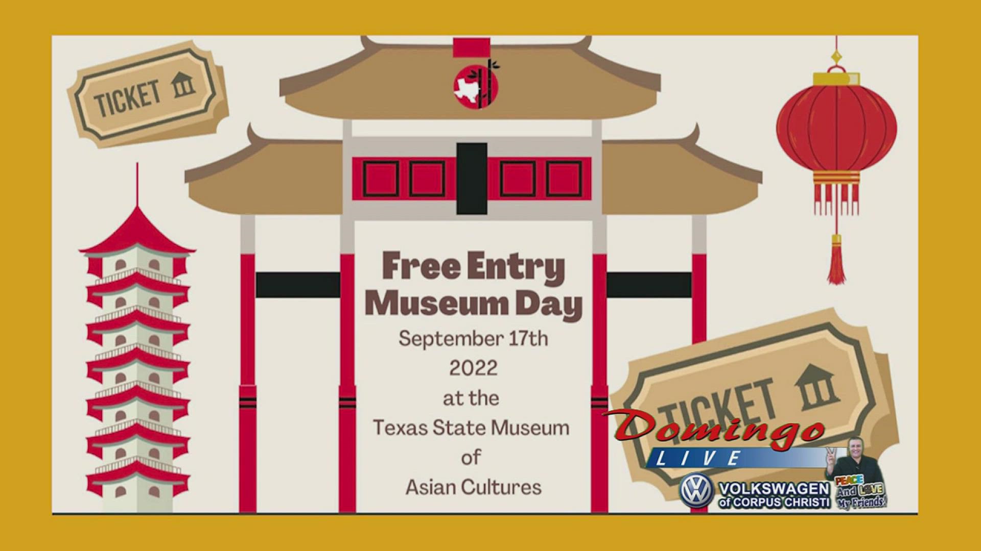 Domingo Live: Texas State Museum of Asian Cultures "Free Entry Day"