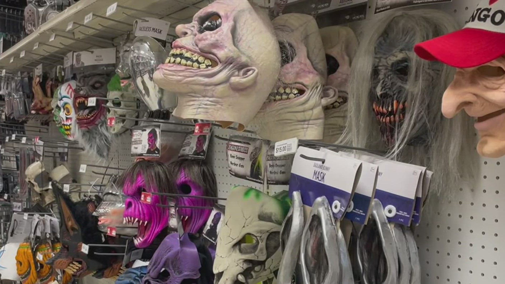 Halloween costume stores like Wild Wolf said they've seen a lot of people coming in looking for costumes that cover more.