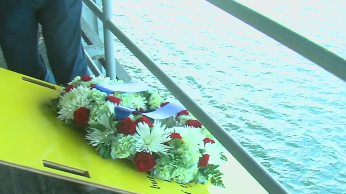 USS Lexington Memorial Day ceremony tradition