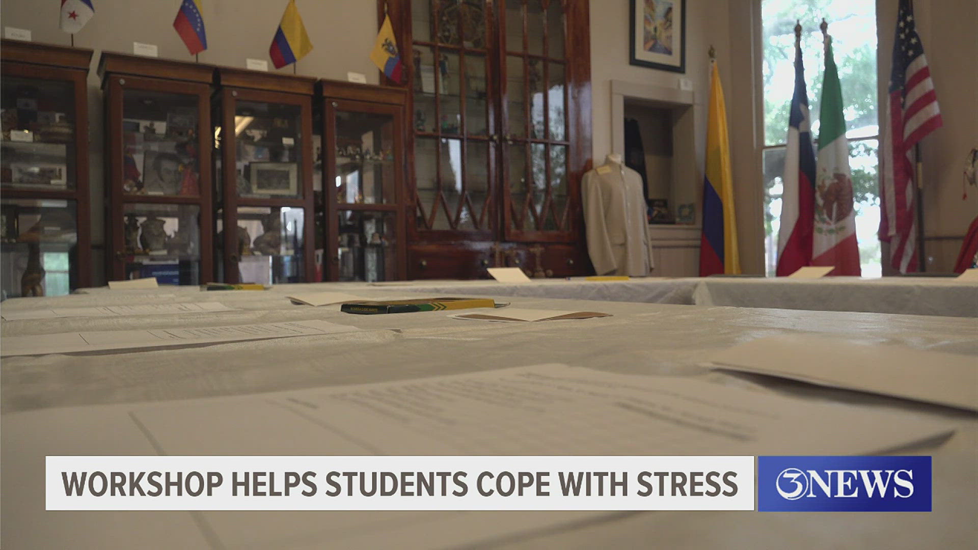 The Instituto de Cultura Hispanica de Corpus Christi partnered with doctoral students to offer a workshop where college freshman can learn how to cope with stress.