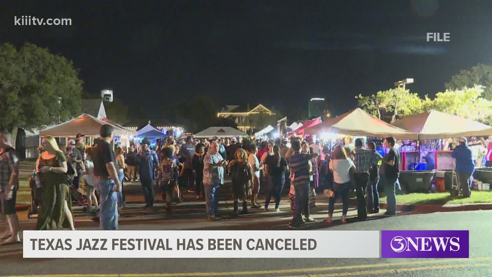 Due to the coronavirus pandemic The Texas Jazz Festival Board of Directors voted to cancel this year’s event.