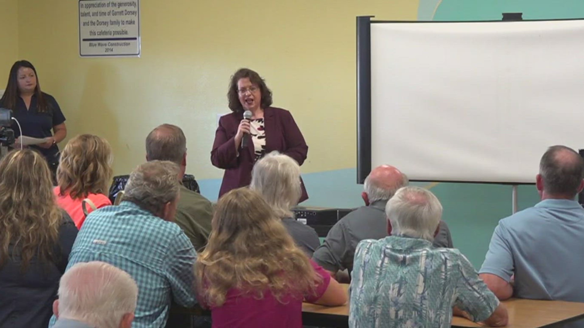 Island resident Ted Mandel showed up to the town hall to make sure the city is ready for all the growth.