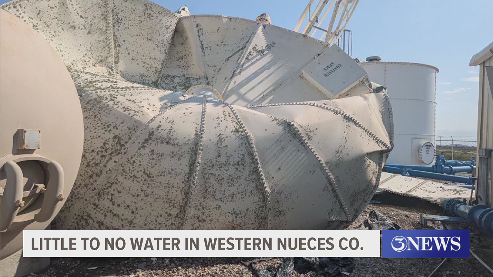 Officials are working to get the water flowing again to communities like Agua Dulce and Banquete.