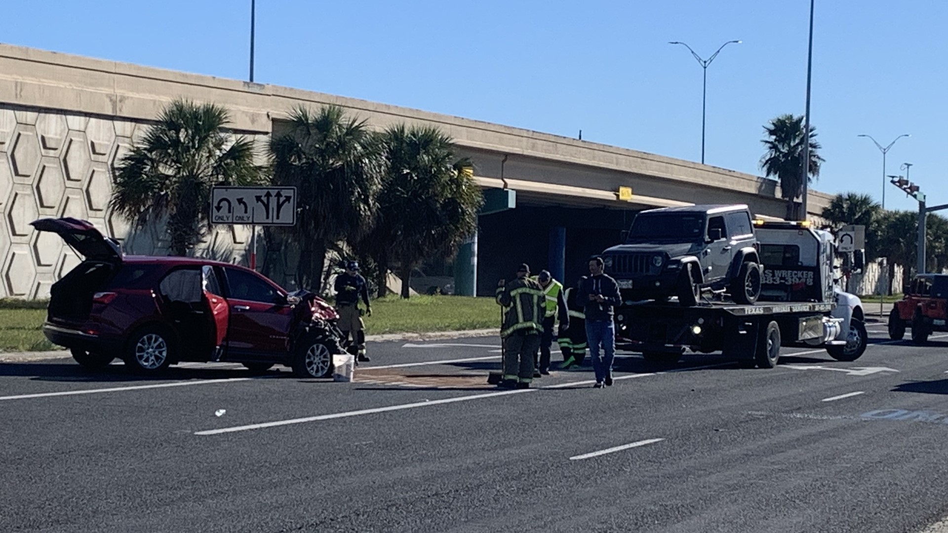 Police responded to the head-on accident around 9:30 a.m. Saturday.