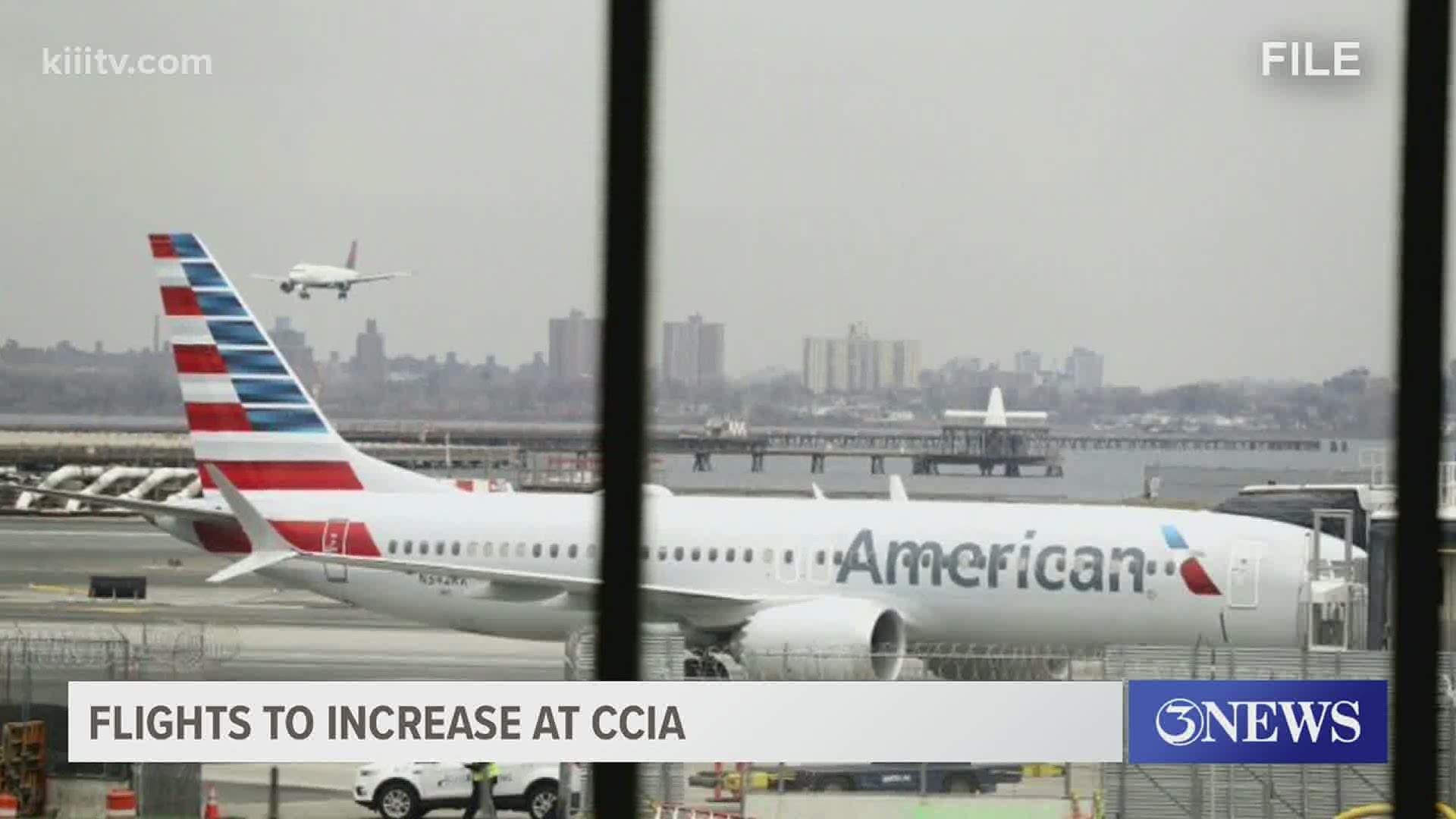 Starting next week, American Airlines will go from two flights a day to as many as six.