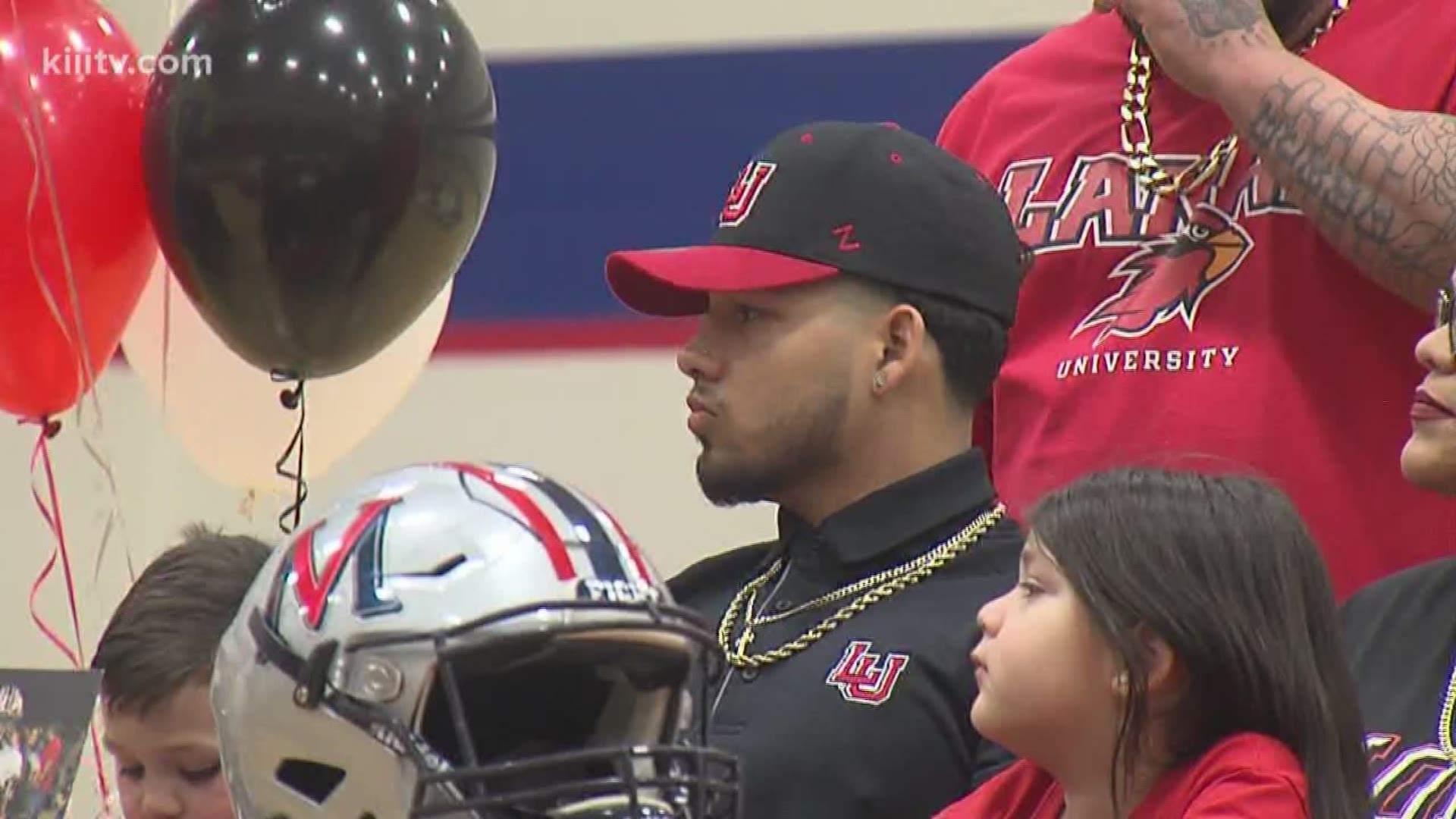 Four more Veterans Memorial Eagles are moving on to play college football including David Soto, who's moving on to Lamar University.
