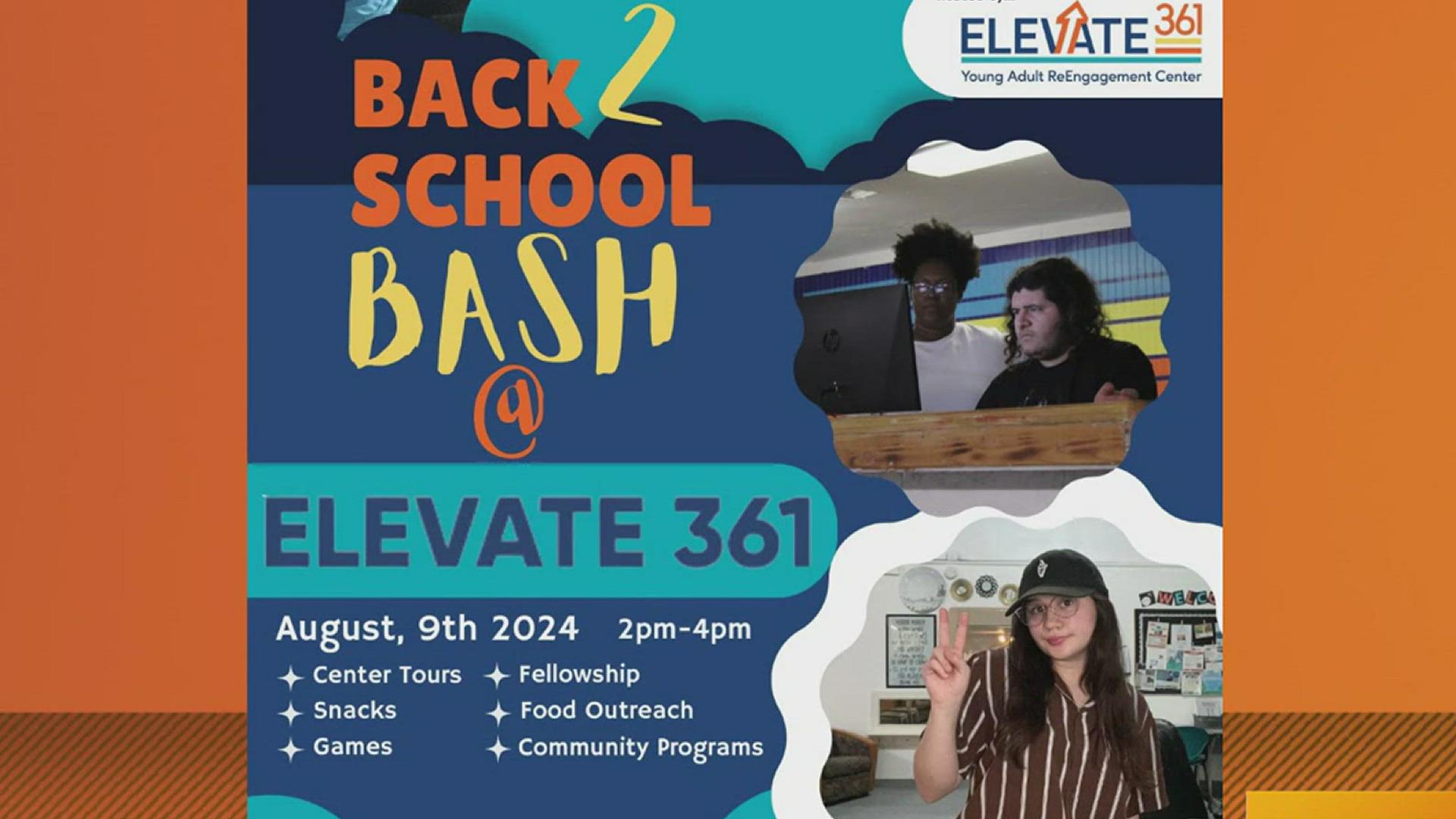 Elevate361 helps elevate young adults aged 15-24 apply to FAFSA, find scholarships and conduct mock interviews and even secure resources for their basic needs.