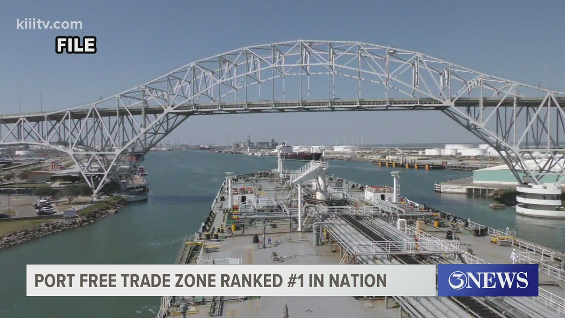 The ranking makes the Port of Corpus Christi the number one port in the entire state for the rate of new industries and new jobs.