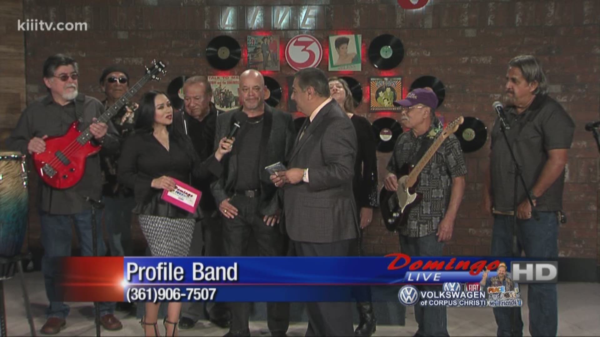 Profile Band Interviewing with Barbi Leo and Rudy Trevino on Domingo Live!