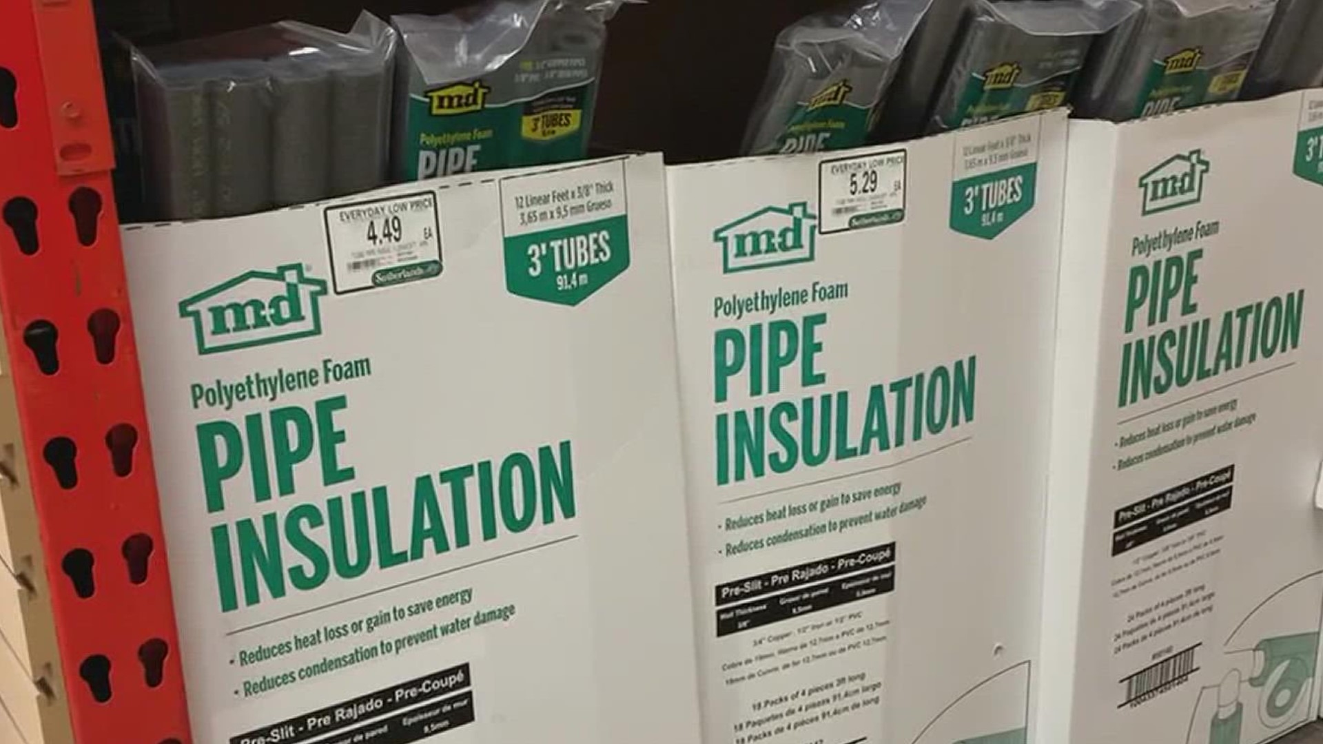According to McCoy's Building Supply employee, Orion Carpio insulation can help prevent the possibility of a costly repair.