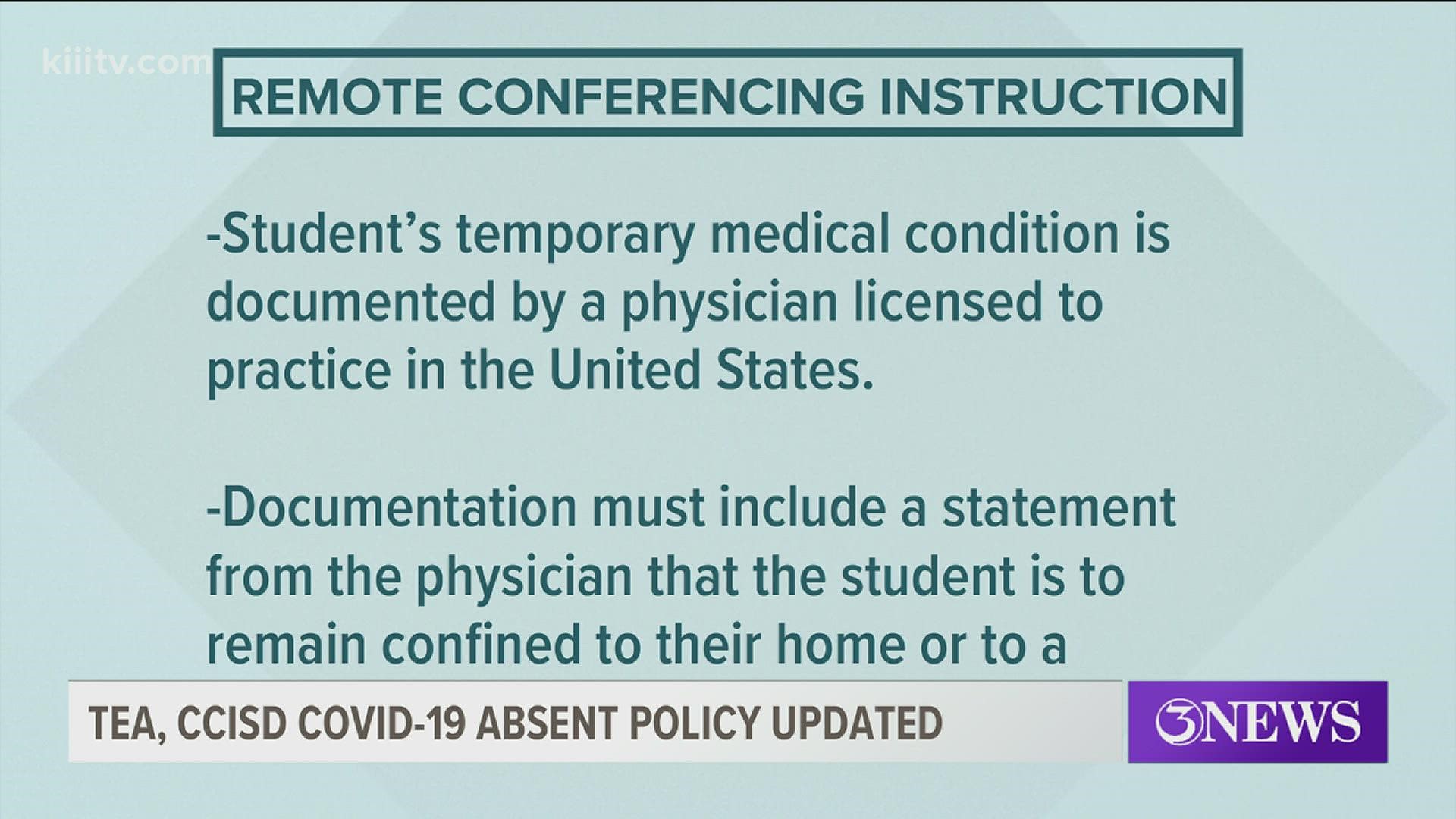 CCISD is preparing an option called remote conferencing for students who are unable to attend school due to temporary medical conditions.