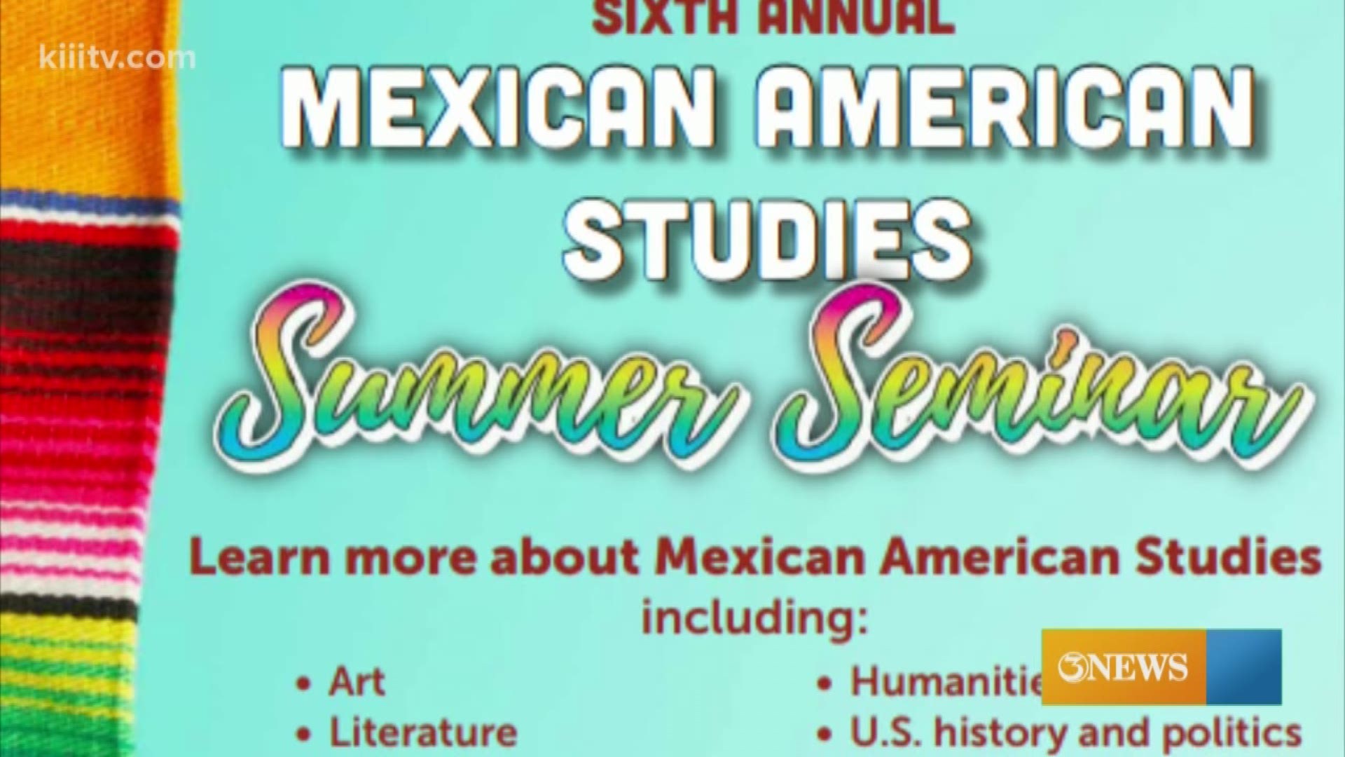 Attending the seminar will be like an immersion course to provide participants a look at Del Mar College's Mexican-American Studies associates degree program.