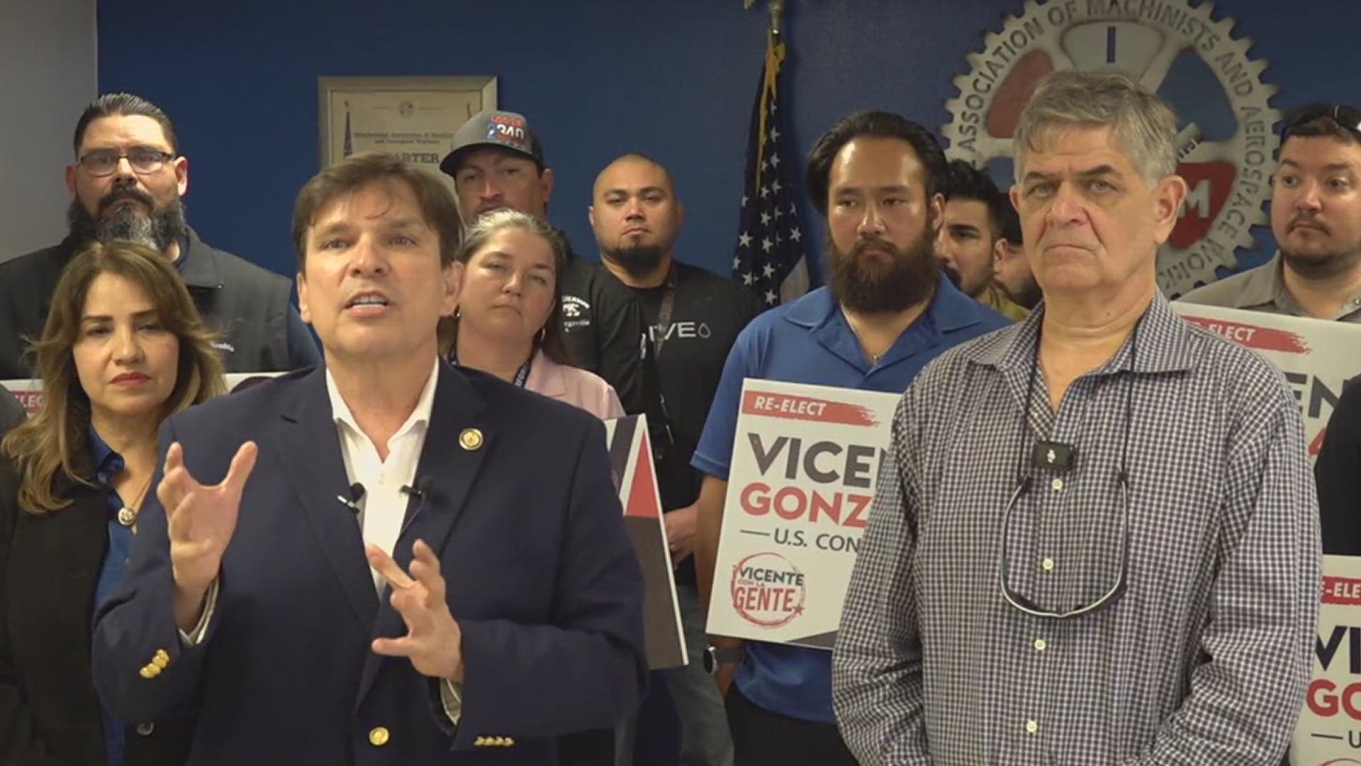 Vicente Gonzalez kicks off reelection bid in Corpus Christi as new