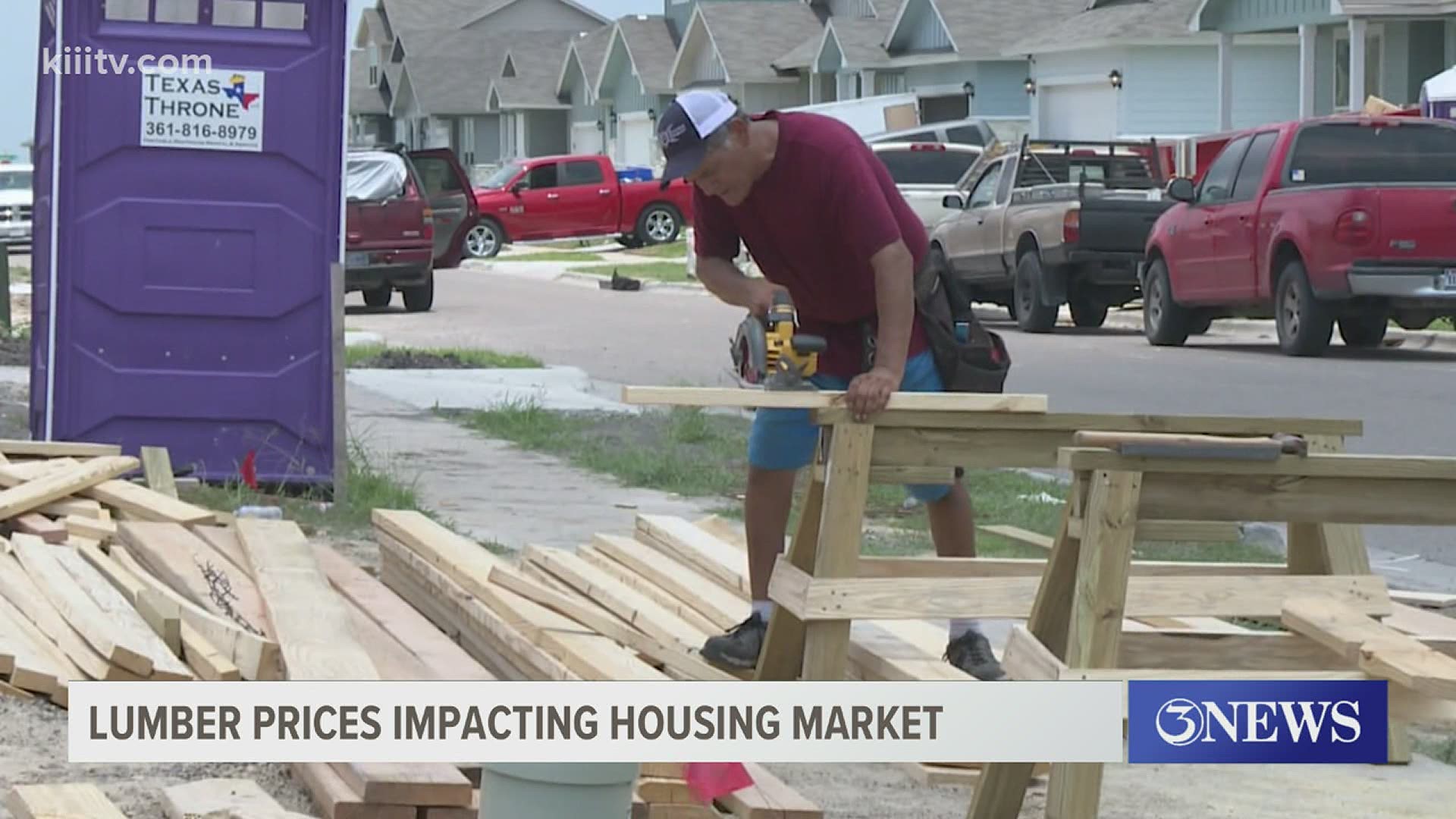 Because of the lumber shortage some folks have put building their dream home and other projects on hold. The shortage has also impacted the housing market.