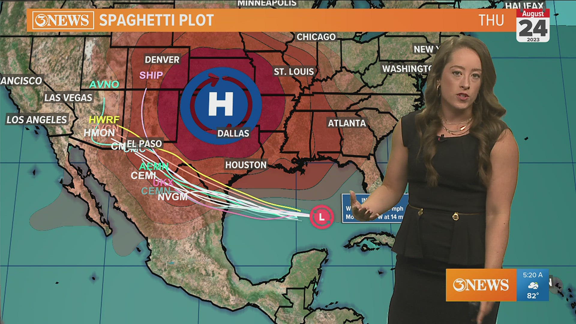 There is a 70 percent chance of a tropical system developing before it moves into South Texas on Tuesday morning.