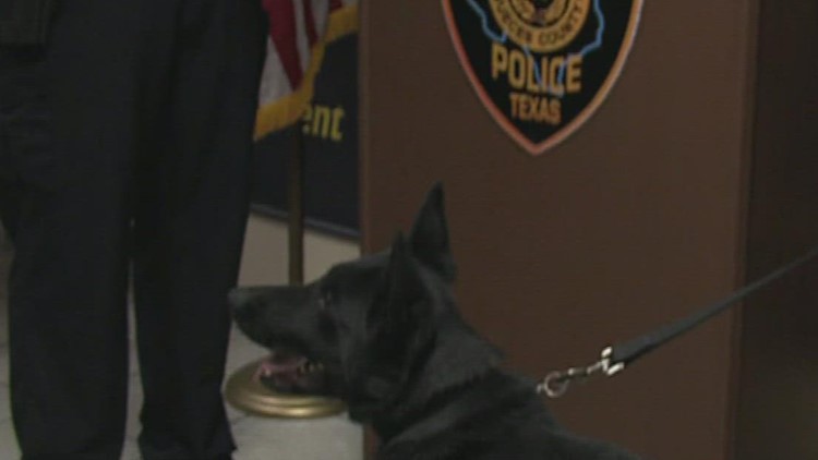 Bishop PD swears-in first ever K9 officer