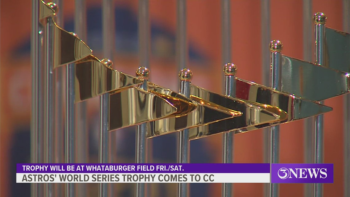 Astros World Series trophy tour: Where, when fans can see it