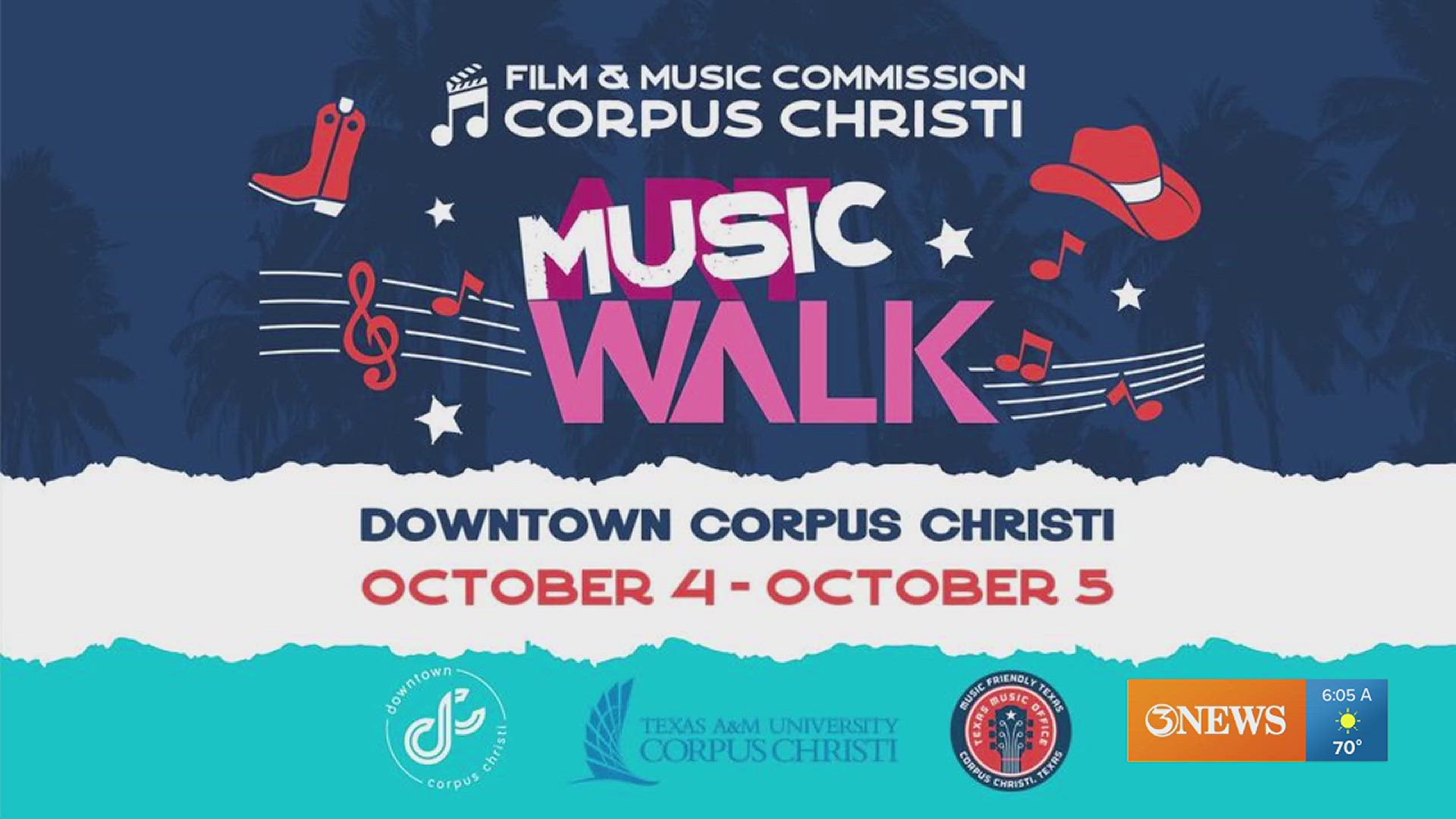 Texas musicians are making their way to Corpus Christi's downtown district for this fun, free event!