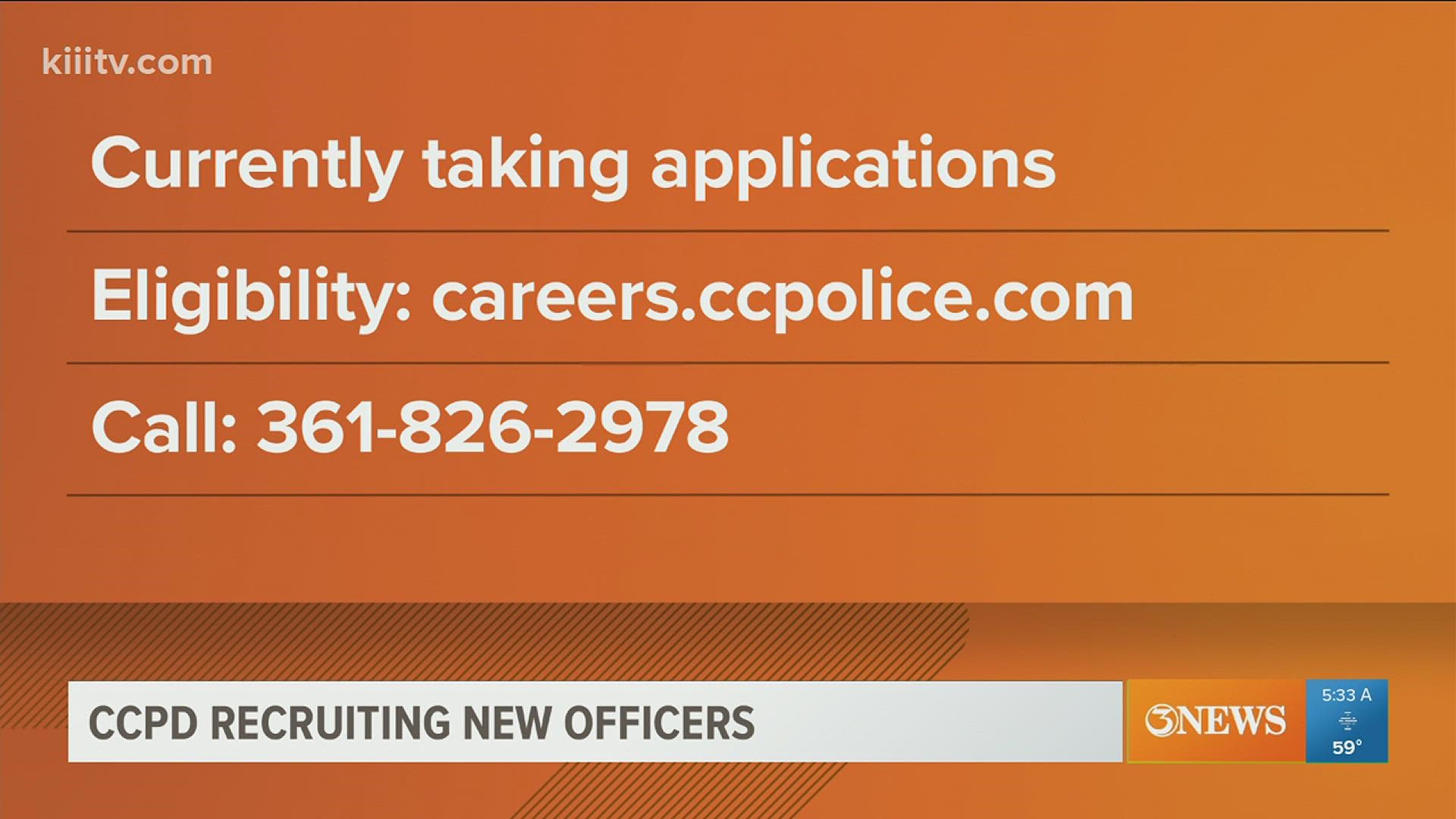 3News Reporter Julissa Garza spoke with Senior Officer Imelda Benavides Rjasko about the recruitment process and what you need to know.