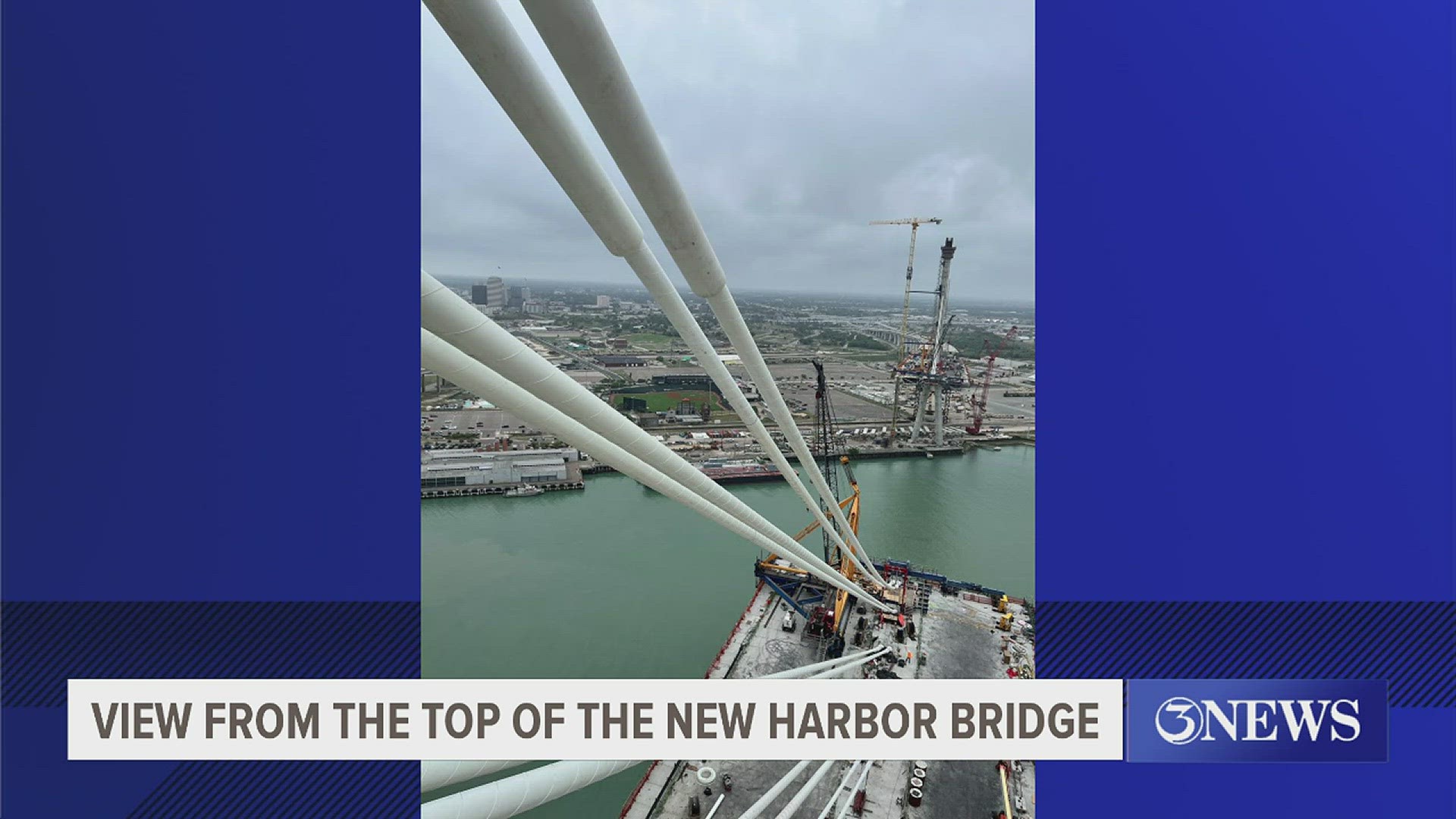 At 538 feet the new bridge will be among the tallest structures south of San Antonio!