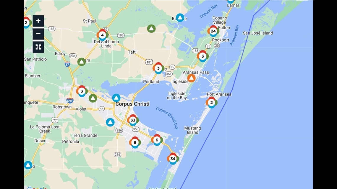 Power outages reported throughout Coastal Bend from Hebbronville to Beeville - Vimarsana News