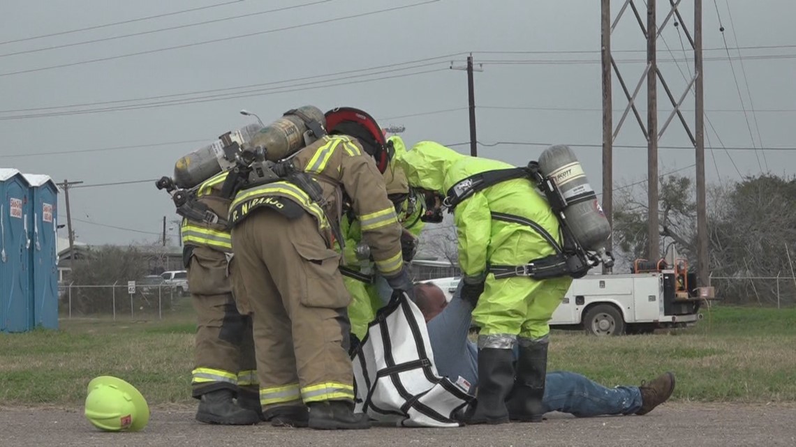 First responders participate in Hazmat Emergency Response Drill ...