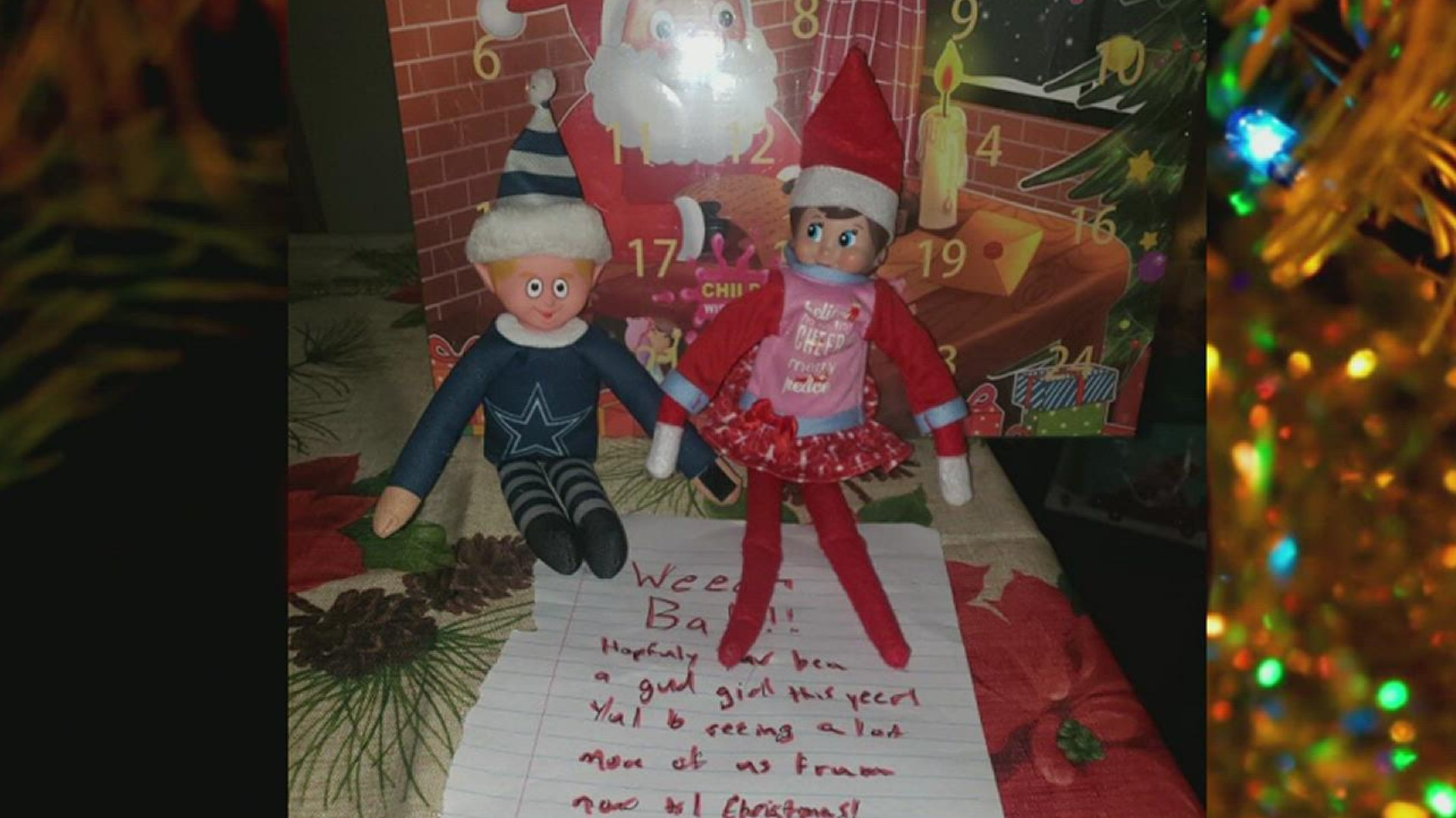 Elf on a Shelf from our local viewers!