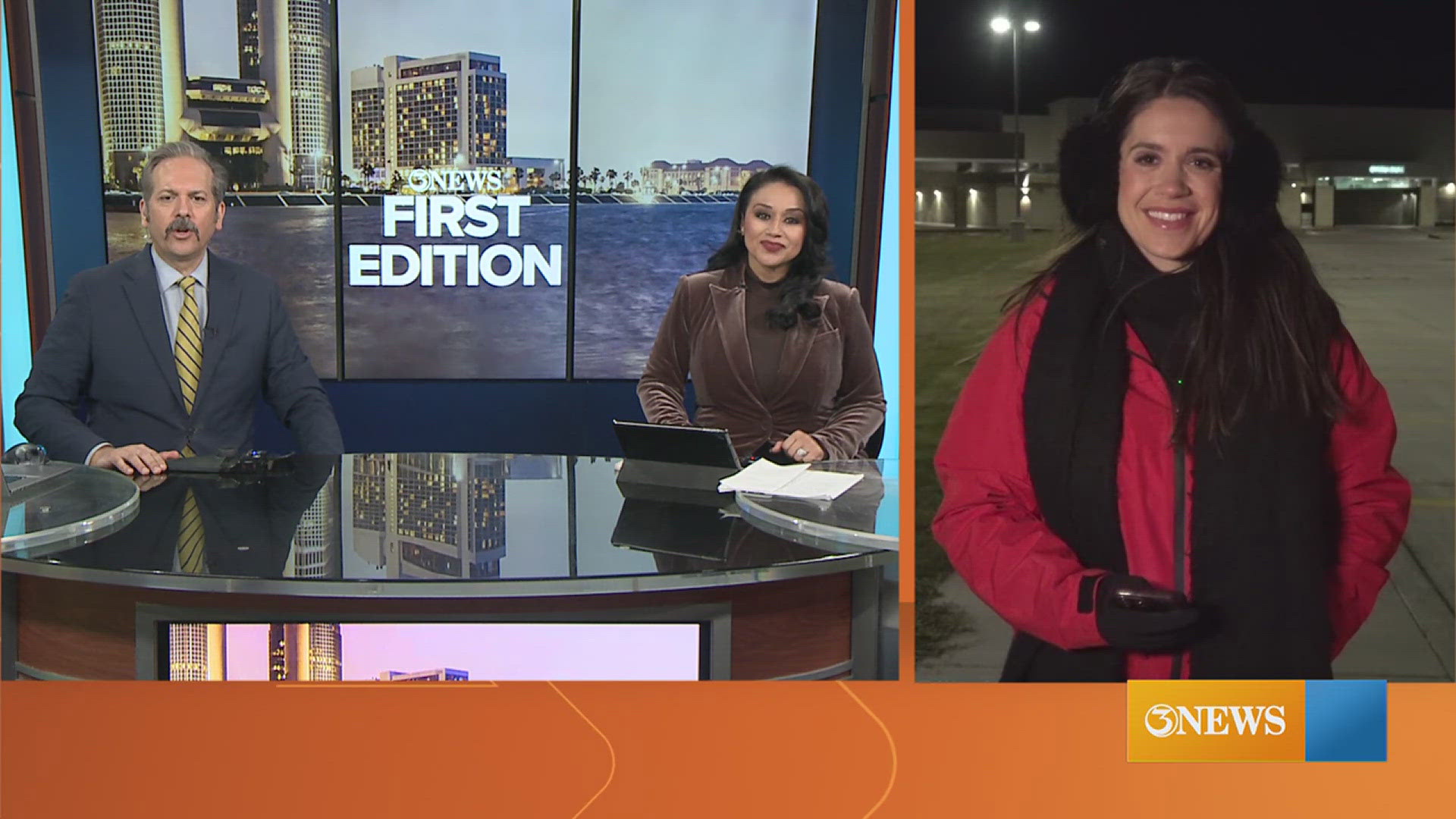 Lexis Greene reporting on school delays in the Coastal Bend | kiiitv.com