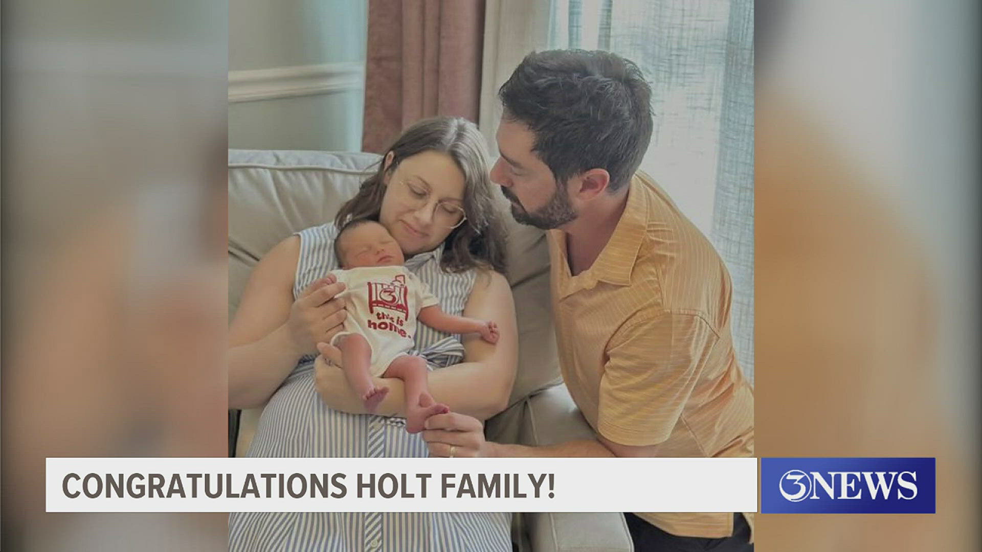 Chief Meteorologist Alan Holt and his wife, Jessica, welcomed a baby girl Monday!