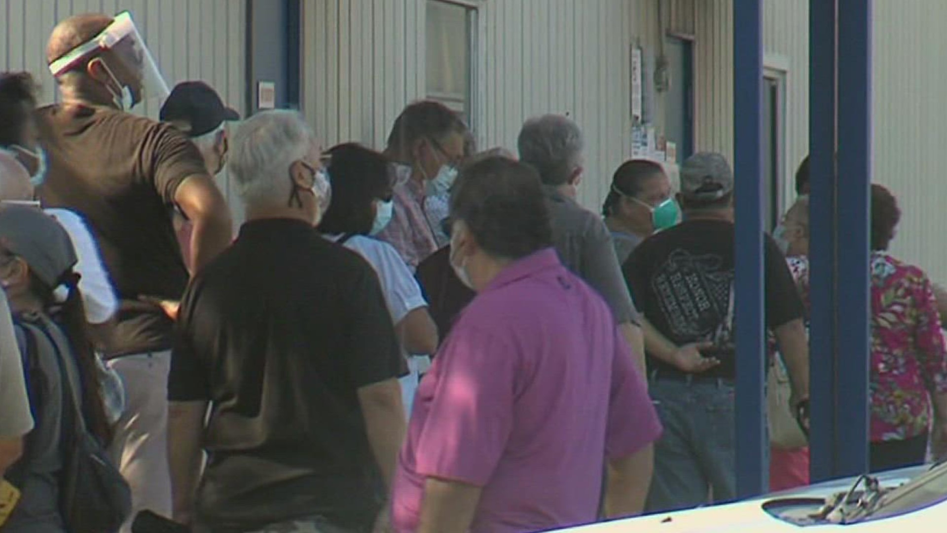 More than 600 residents cast their ballots between in person and mail in's.