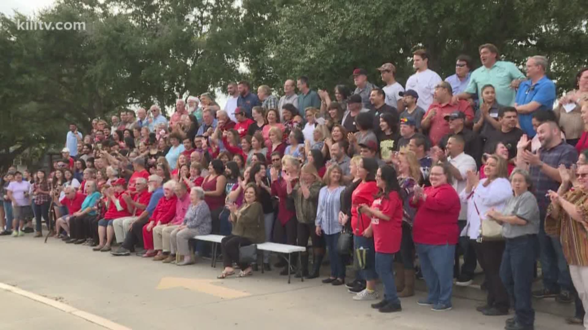 The reunion included students and staff as far back as Baker's opening