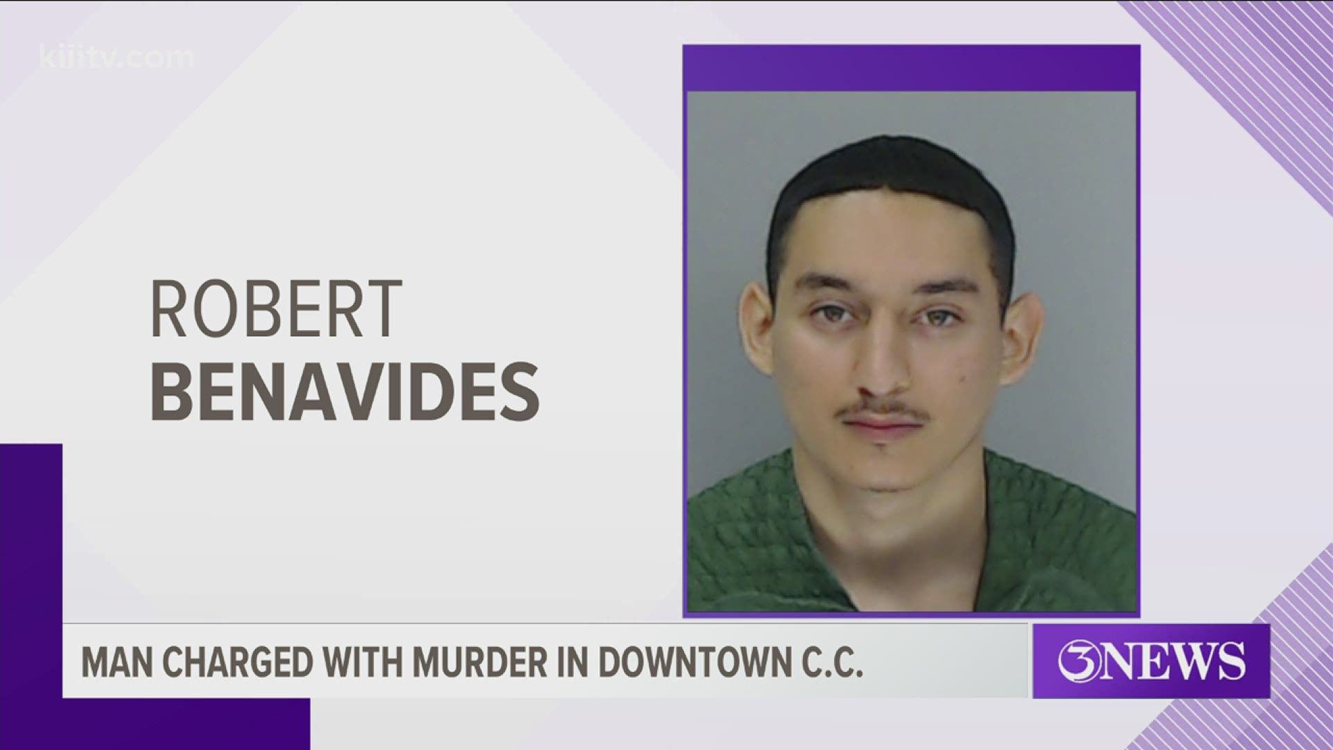 20-year-old Robert Benavides has been arrested and charged with murder. His bond is set at $500,000.