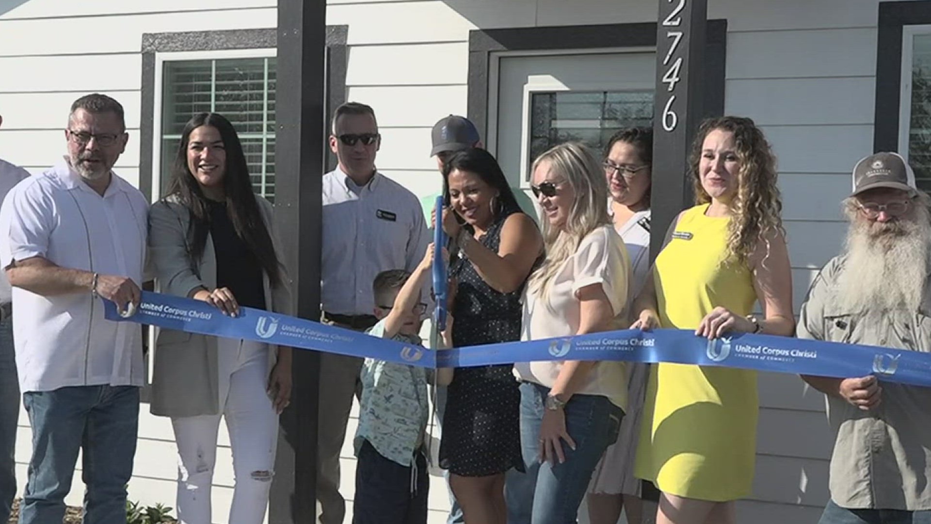 The non-profit held the traditional key and ribbon cutting ceremony for Irma Garcia. She first applied for a new home back in 2021.