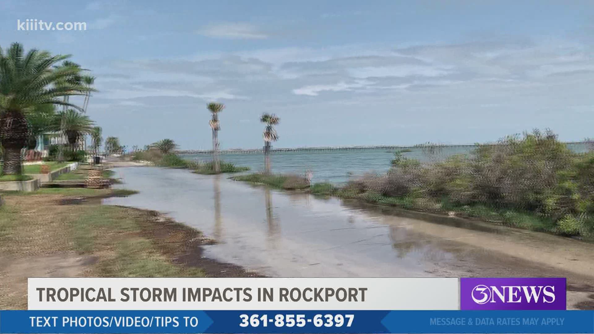 3News spoke with Rockport officials about the impacts they're feeling from the Tropical Storm and how they're preparing residents for potential flooding.