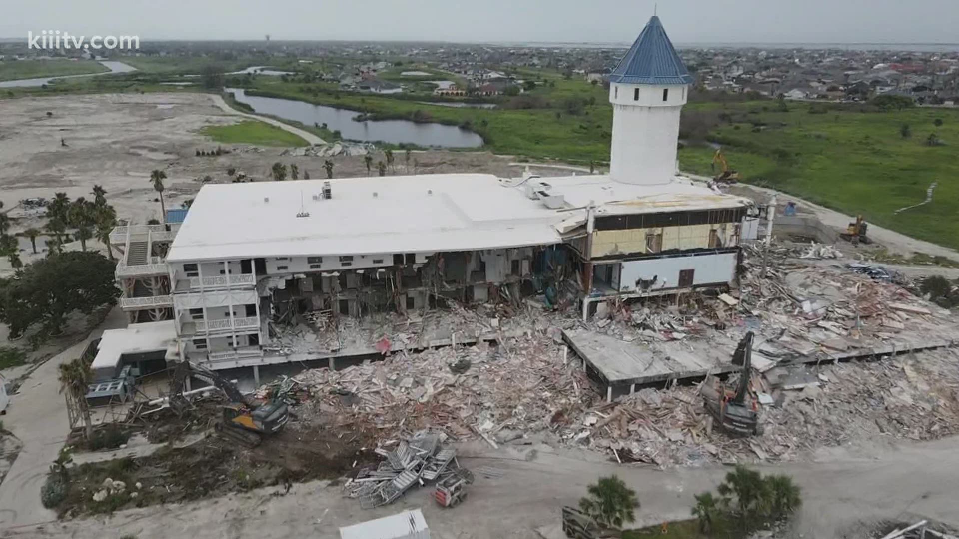Before it was Waves Resort, it was Schlitterbahn Corpus Christi. Now, it's being torn down.